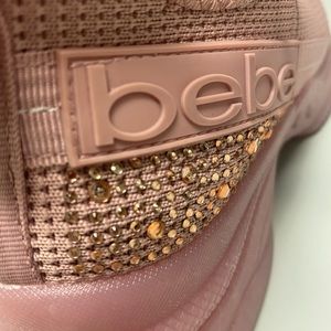 Bebe Analia pink sneakers- size 10